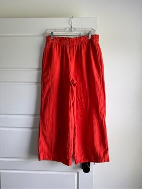 Old Navy Cotton Wide Leg Pull On Pants